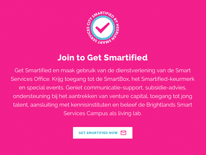 Smartified Heerlen branding and website | Stoere Binken Design Limburg