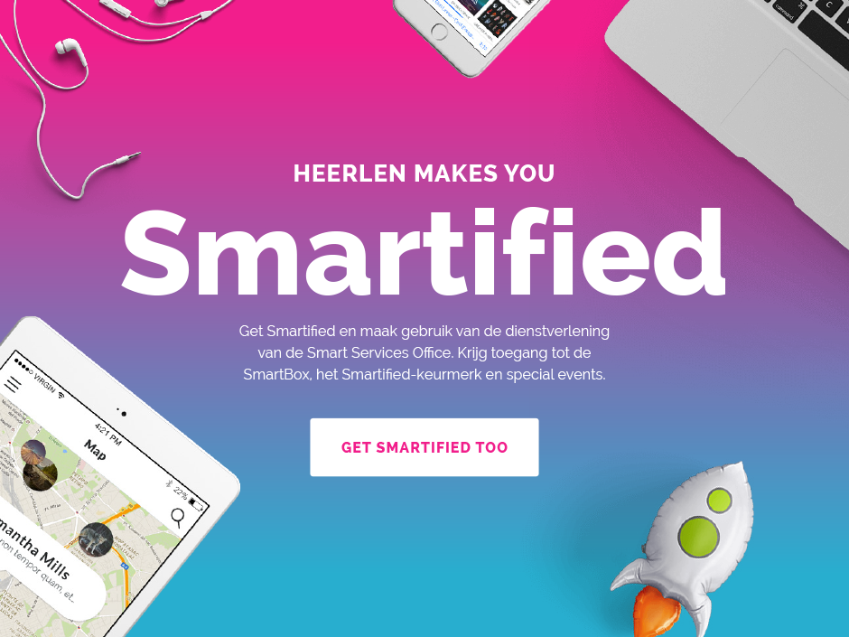 Smartified Heerlen branding and website – Stoere Binken Design