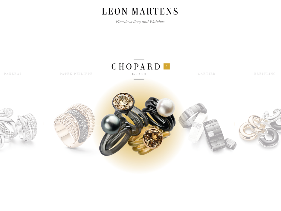 Leon Martens Chopard wit