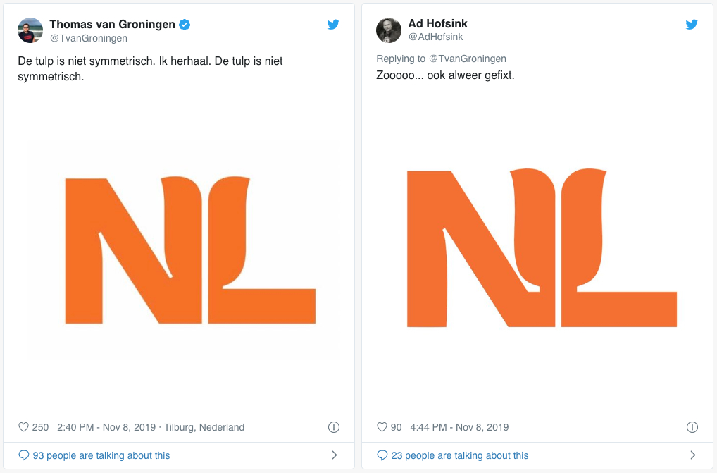 NL Netherlands tulp logo - Rene Verkaart