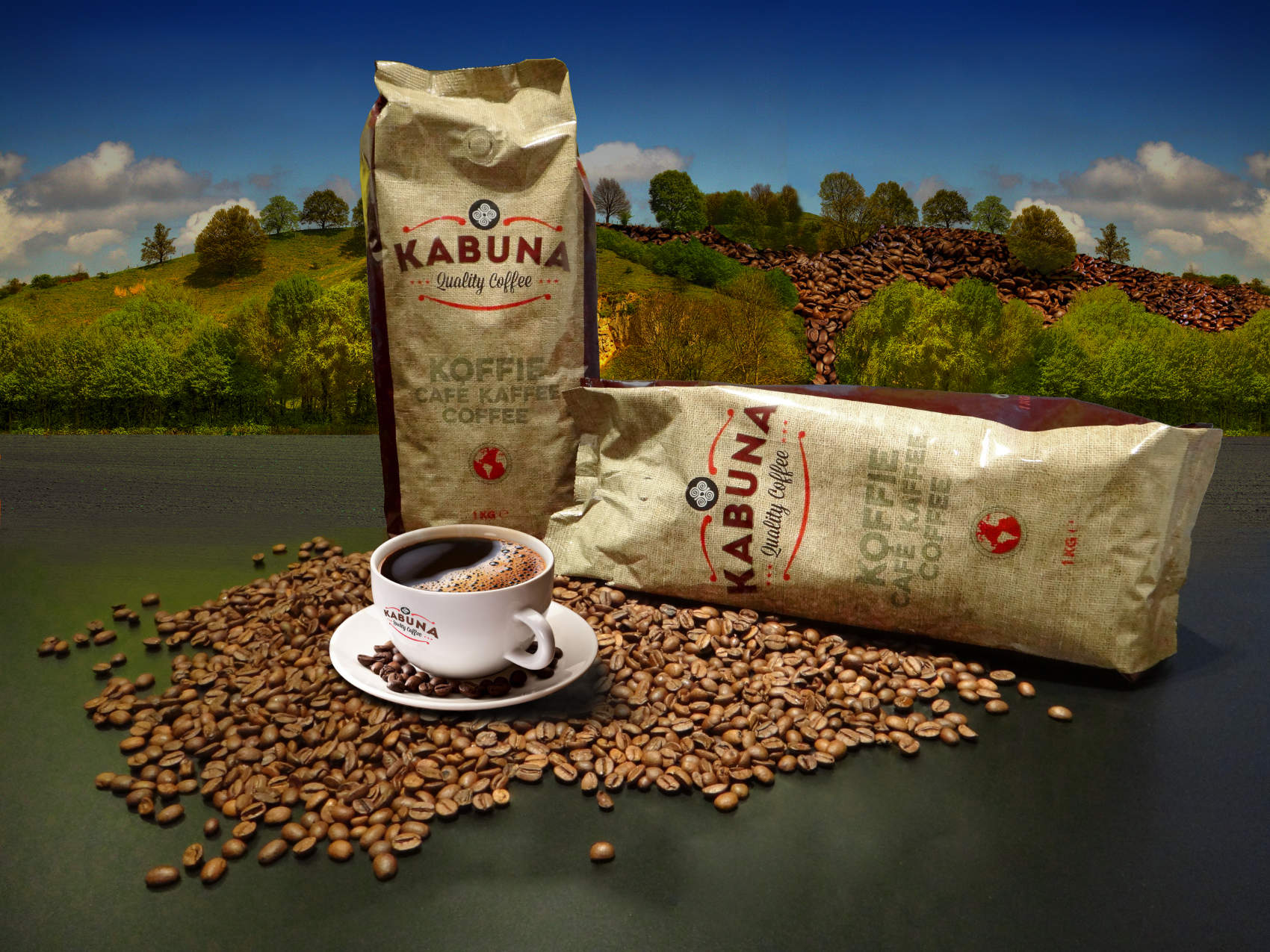 Kabuna koffie verpakking - Rene Verkaart)