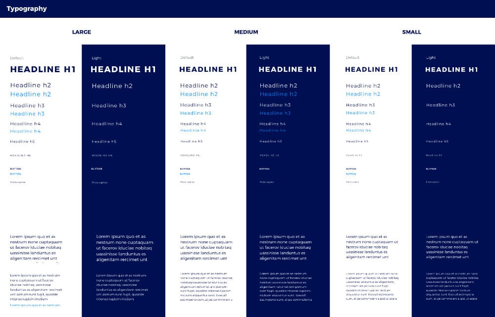 TBinnovators style guide Typography