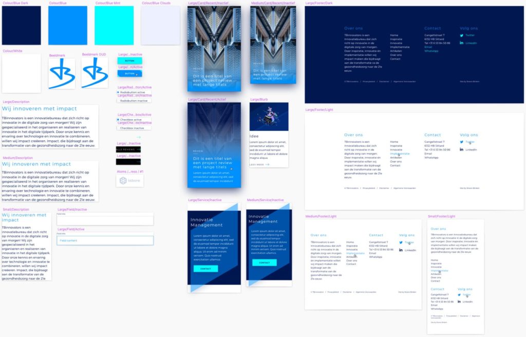 TBinnovators design system Assets merkboek merkidentiteit - Rene Verkaart