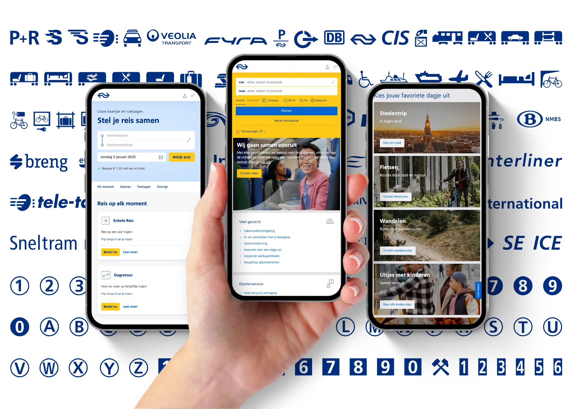 NS smartphone webdesign custom typography - Rene Verkaart)
