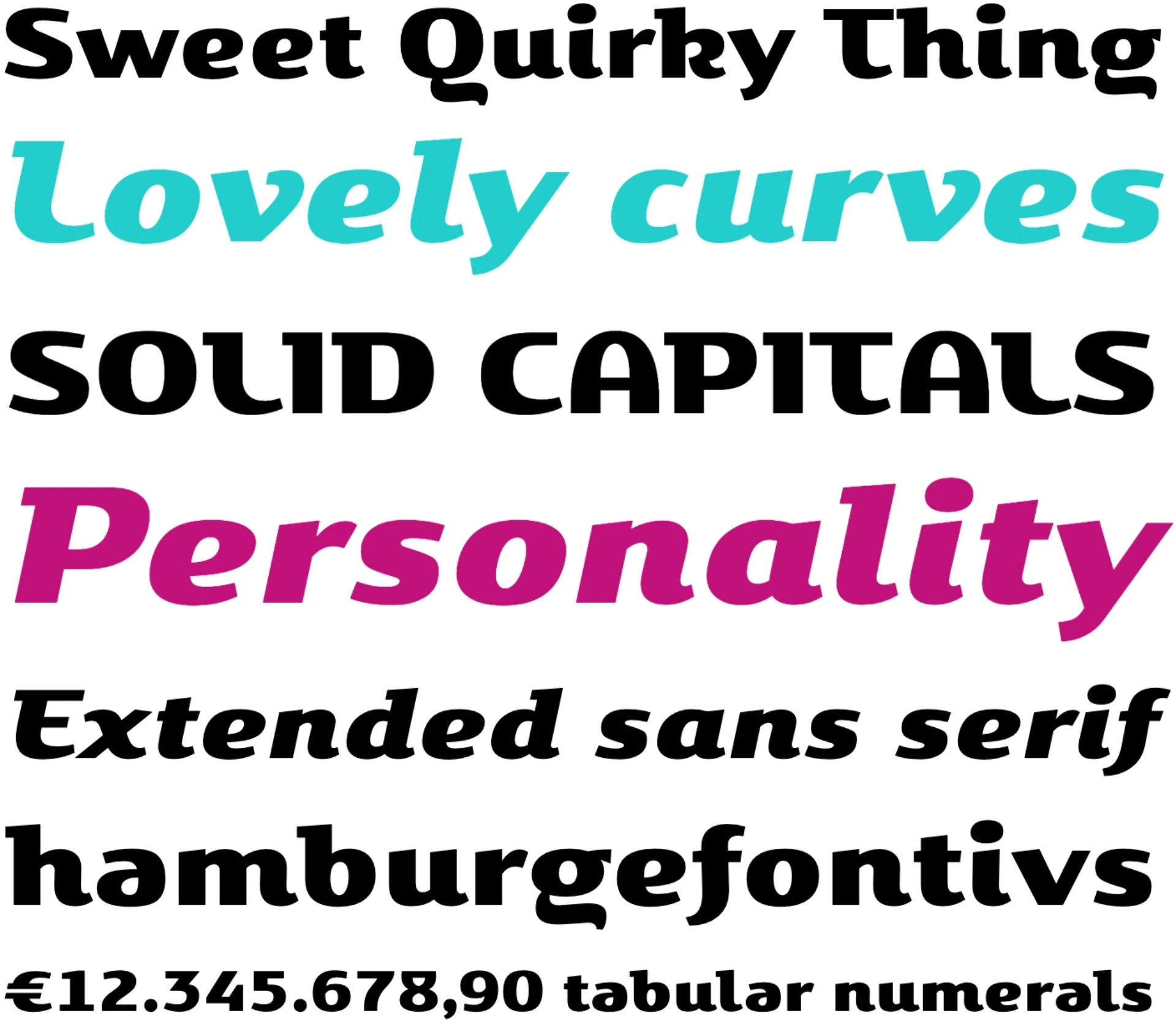 Savant font family overview - Rene Verkaart