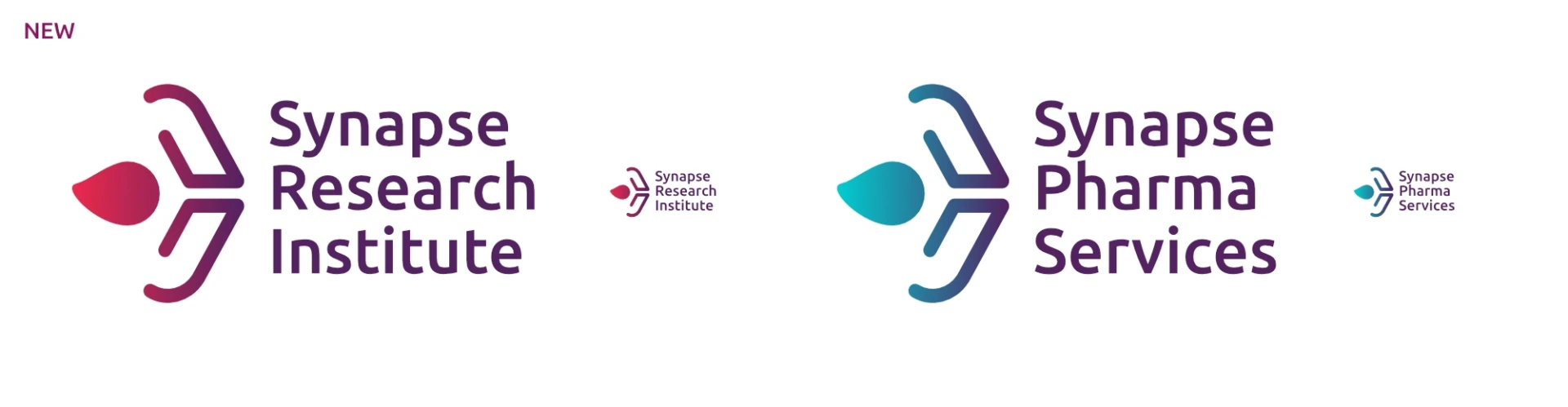 Synapse logo's Research en Pharma - Stoere Binken Design