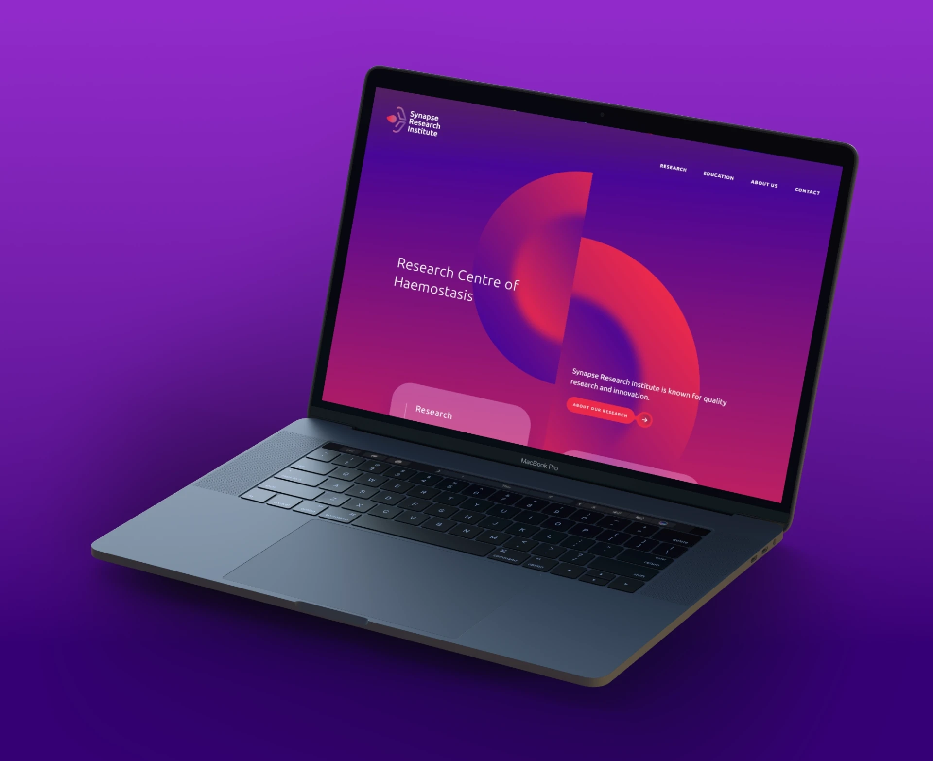 Synapse website MacBookPro - Stoere Binken Design